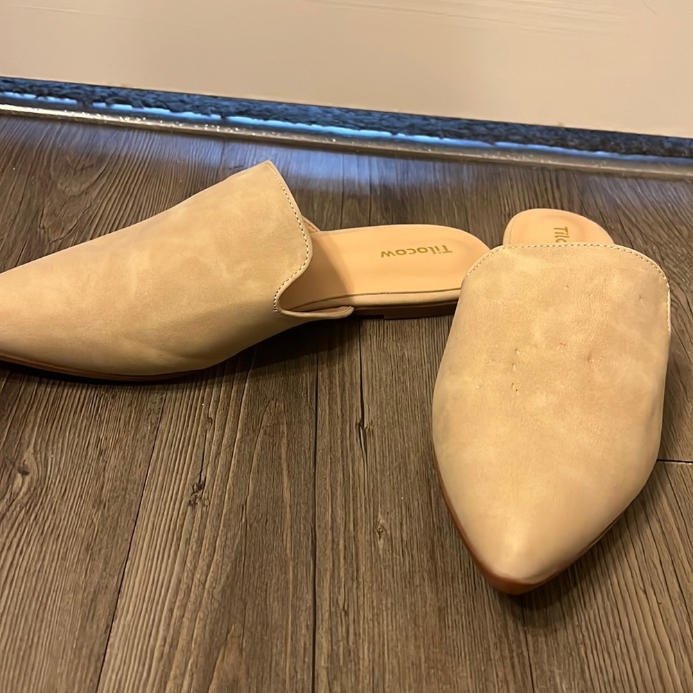 Suede Mules